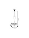 Rabalux Eloisa Висящи осветителни тела IP20 E27 3x MAX 25W K 72265 - 4