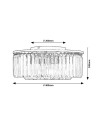 Rabalux Eloisa Плафон IP20 E27 3x MAX 25W K 71093 - 5