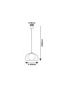Rabalux Elowen Висящи осветителни тела IP20 G9 1x MAX 5W K 72275 - 5