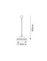 Rabalux Etrusco Висящи осветителни тела IP20 E27 1x MAX 60W K 7652