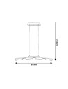 Rabalux Eucalyptus Висящи осветителни тела IP20 LED 20W 3000 2957 - 5