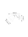 Rabalux Fabiola Аплик IP20 E27 1x MAX 40W K 7259 - 3