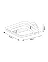 Rabalux Fandral Плафон IP20 LED 33W 4000 6996 - 4