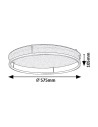Rabalux Farenzo Плафон IP20 LED 40W 3000, 4000 71033 - 3