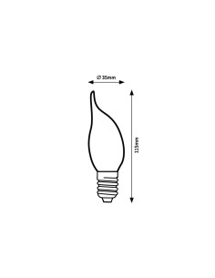 Rabalux Filament-LED LED филаменти IP20 W 4000K 79149 - Цена | LEDs4economy 2