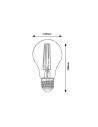 Rabalux Filament-LED Смарт крушки IP20 LED 6W 2700-6500K 1513 - 7