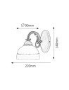 Rabalux Flossi Аплик IP20 E27 1x MAX 40W K 8811