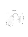 Rabalux Francesca Аплик IP20 E14 1x MAX 40W K 7361