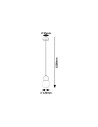 Rabalux Gellia Висящи осветителни тела IP20 G9 1x MAX 38W K 72280 - 4