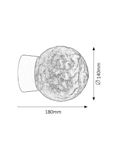 Rabalux Grace Аплик IP20 E27 1x MAX 60W K 2431 - Цена | LEDs4economy 2