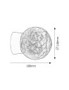 Rabalux Grace Аплик IP20 E27 1x MAX 60W K 2431 - 2
