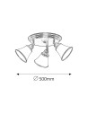 Rabalux Grando Спот осветление IP20 E14 R50 3x MAX 40W K 6548 - 2