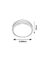 Rabalux Hamburg Плафон IP44 LED 10W 4000K 8847 - 5