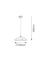 Rabalux Harmony Lux Висящи осветителни тела IP20 E27 1x MAX 60W K 3856 - 2