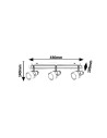 Rabalux Harold Осветление за баня IP44 LED 15W 4000 5023 - 3