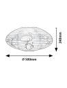 Rabalux Hedgy Детски лампи IP20 max 40W K 71190