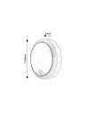 Rabalux Hitura Външно стенно осветление IP54 LED 15W 4000K 77028 - 4