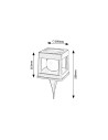 Rabalux Holne Външни декоративни лампи IP44 LED 0,3W 2500-3000K 77188 - 6