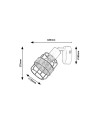 Rabalux Indiana Спот осветление IP20 E14 1x MAX 25W K 5281 - 4