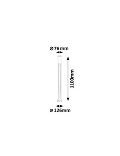 Rabalux Inox torch Външни стоящи лампи IP44 E27 1x MAX 25W K 8265 - Цена | LEDs4economy 2