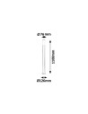 Rabalux Inox torch Външни стоящи лампи IP44 E27 1x MAX 25W K 8268 - 2
