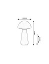Rabalux Ishtar Настолни лампи IP44 LED 3W 3000 76007 - 5