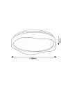 Rabalux Israh Плафон IP20 LED 40W 4000 71249 - 6