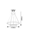 Rabalux Jasero Висящи осветителни тела IP20 LED 42W 3000-6500 72040 - 3