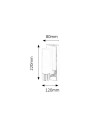 Rabalux Jim Осветление за баня IP44 LED 5W 4000 5749 - 3