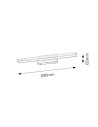 Rabalux John Осветление за баня IP44 LED 12W 4000 5721 - 3