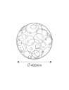 Rabalux Jolly Плафон IP20 E27 2x MAX 60W K 1862 - 2