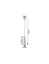 Rabalux Kalevi Висящи осветителни тела IP20 GU10 1x MAX 50W K 72046 - 6