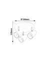 Rabalux Karen Спот осветление IP20 LED 3x 4W 3000 6514 - 5