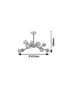Rabalux Kassia Висящи осветителни тела IP20 G9 9X MAX 5W K 5395 - 4