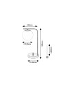 Rabalux Kiara Настолни лампи IP20 E27 1x MAX 35W K 74203 - 5