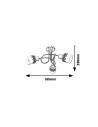 Rabalux Lacey Спот осветление IP20 E14 3x MAX 40W K 5343 - 2