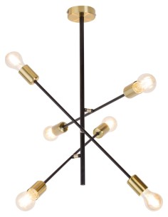 Rabalux Lanny Висящи осветителни тела IP20 E27 6x MAX 15W K 2104 - Цена | LEDs4economy