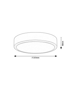 Rabalux Lauri Вградени и повърхностно монтирани лампи IP20 LED 22W 3000-6500K 71246 - Цена | LEDs4economy 2