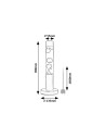 Rabalux Lavastic Декоративни лампи IP20 LED 25W 3000 76027 - 6
