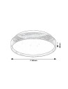 Rabalux Leana2 Плафон IP20 LED 24W 3000 71144 - 3