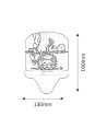 Rabalux Leon Детски лампи IP20 E14 1x MAX 7W 2700 4571 - 5