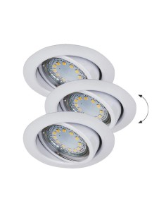 Rabalux Lite Лунички 3бр. комплект IP40 GU10 3000K 1049 - Цена | LEDs4economy