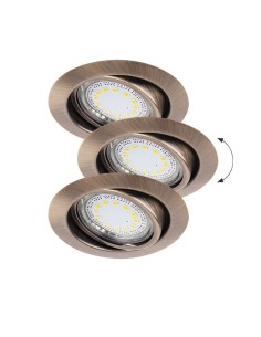Rabalux Lite Вградени и повърхностно монтирани лампи IP40 GU10 1x MAX 50W 3000K 1051 - Цена | LEDs4economy