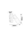 Rabalux Logan Спот осветление IP20 E14 1x MAX 40W K 6096 - 2