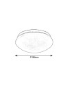 Rabalux Lucas Плафон IP20 LED 18W 4000 3937 - 4
