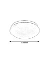 Rabalux Lucas Плафон IP20 LED 24W 4000 3938 - 4