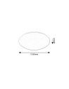 Rabalux Lucas Плафон IP44 LED 12W 4000 71132 - 4