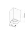 Rabalux Maddox Вградени и повърхностно монтирани лампи IP20 E27 1x MAX 60W K 2486 - 3