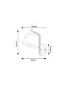 Rabalux Malia Аплик IP20 E14 1x MAX 25W K 3094 - 3
