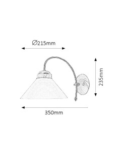 Rabalux Marian Аплик IP20 E27 1x MAX 60W K 2701 - Цена | LEDs4economy 2